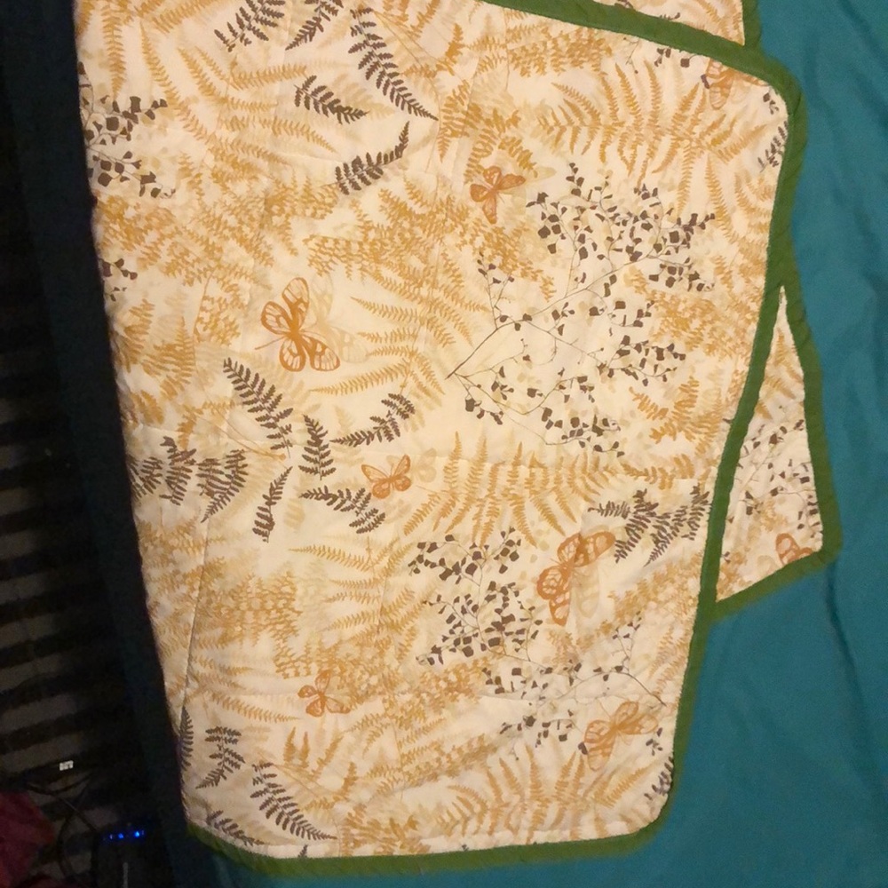 Handmade lap throw. AS IS